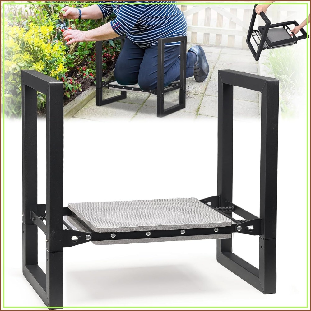 Gardening Tools For Seniors - Heavy Duty Garden Kneeler and Seat