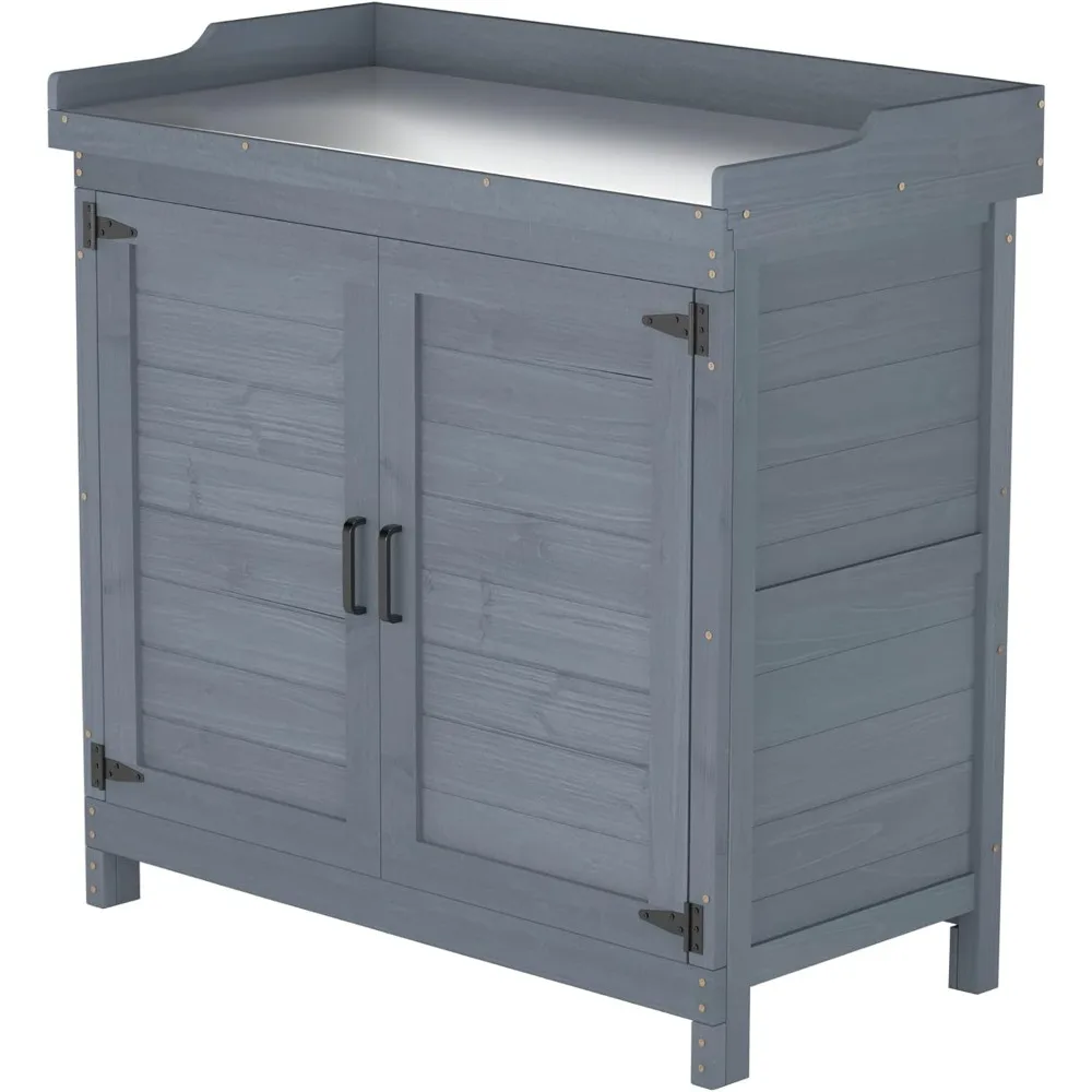 Gardening Tools Toolstation - Outdoor Garden Patio Wooden Storage Cabinet