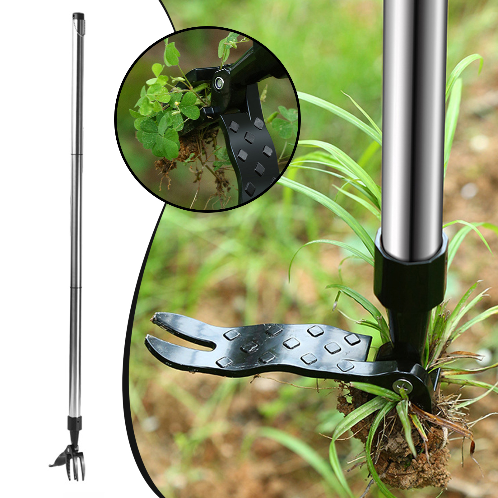 Gardening Tools To Remove Weeds - Bending-Free Stand Up Weeds Pullers Multi-Purpose