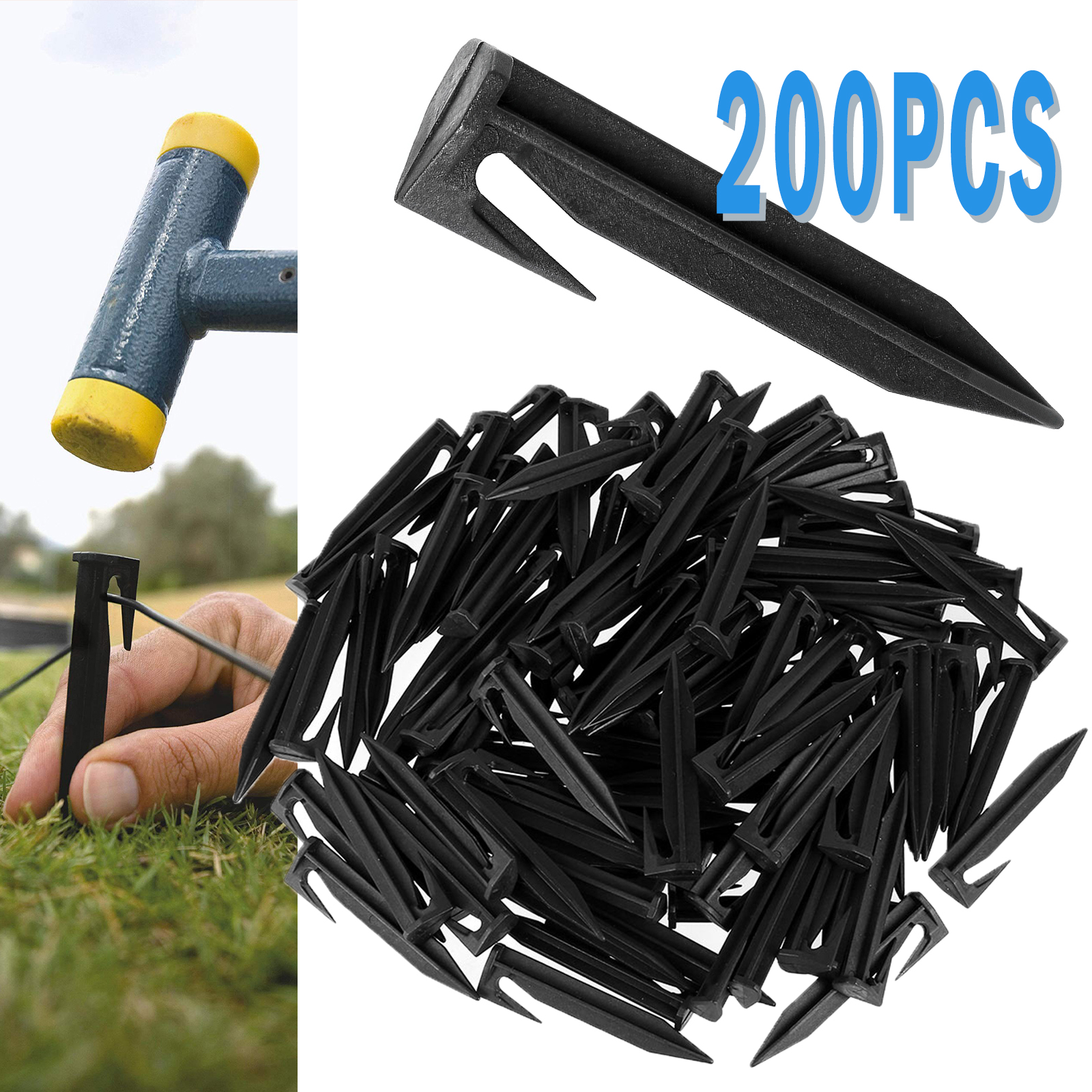 Gardening Tools Wholesale - 100-300PCS Garden Lawn Mower Peg Environment-friendly