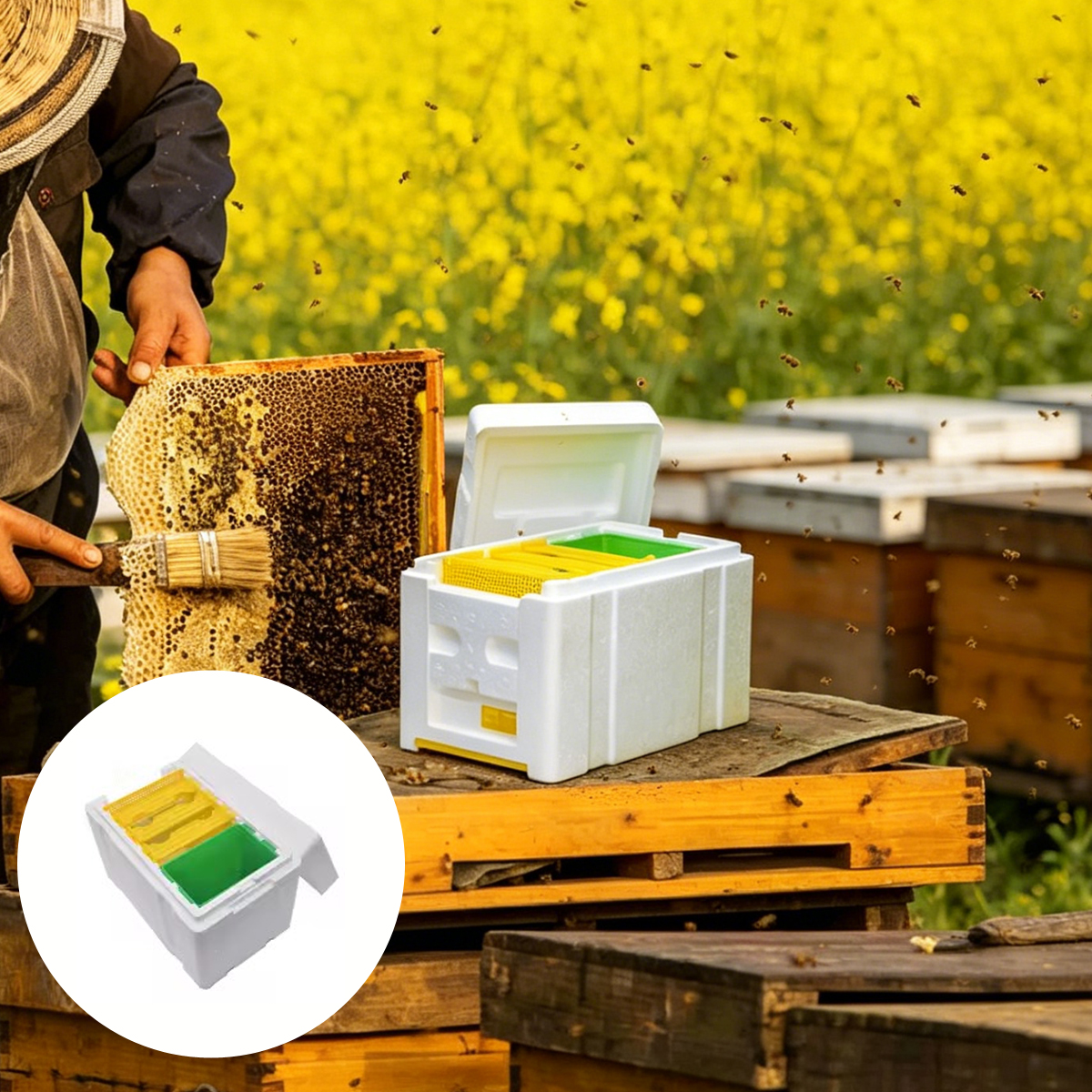 Gardening Tools Organiser - Queen Mating Box Breeding Beekeeping Tools