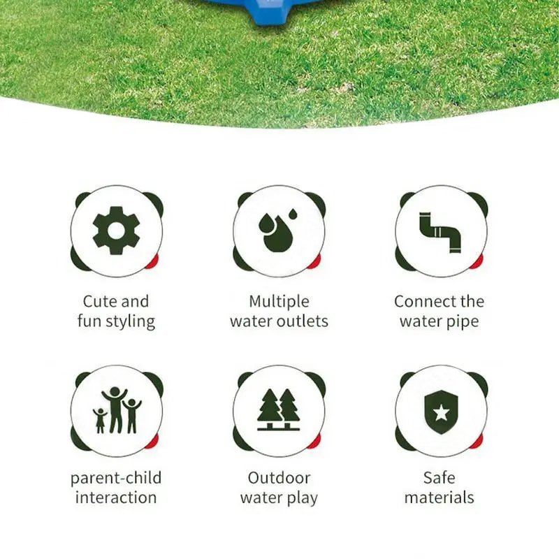360 Degree Water Sprinkler Rot – Gardening Tools Kids Bewertung und Preis