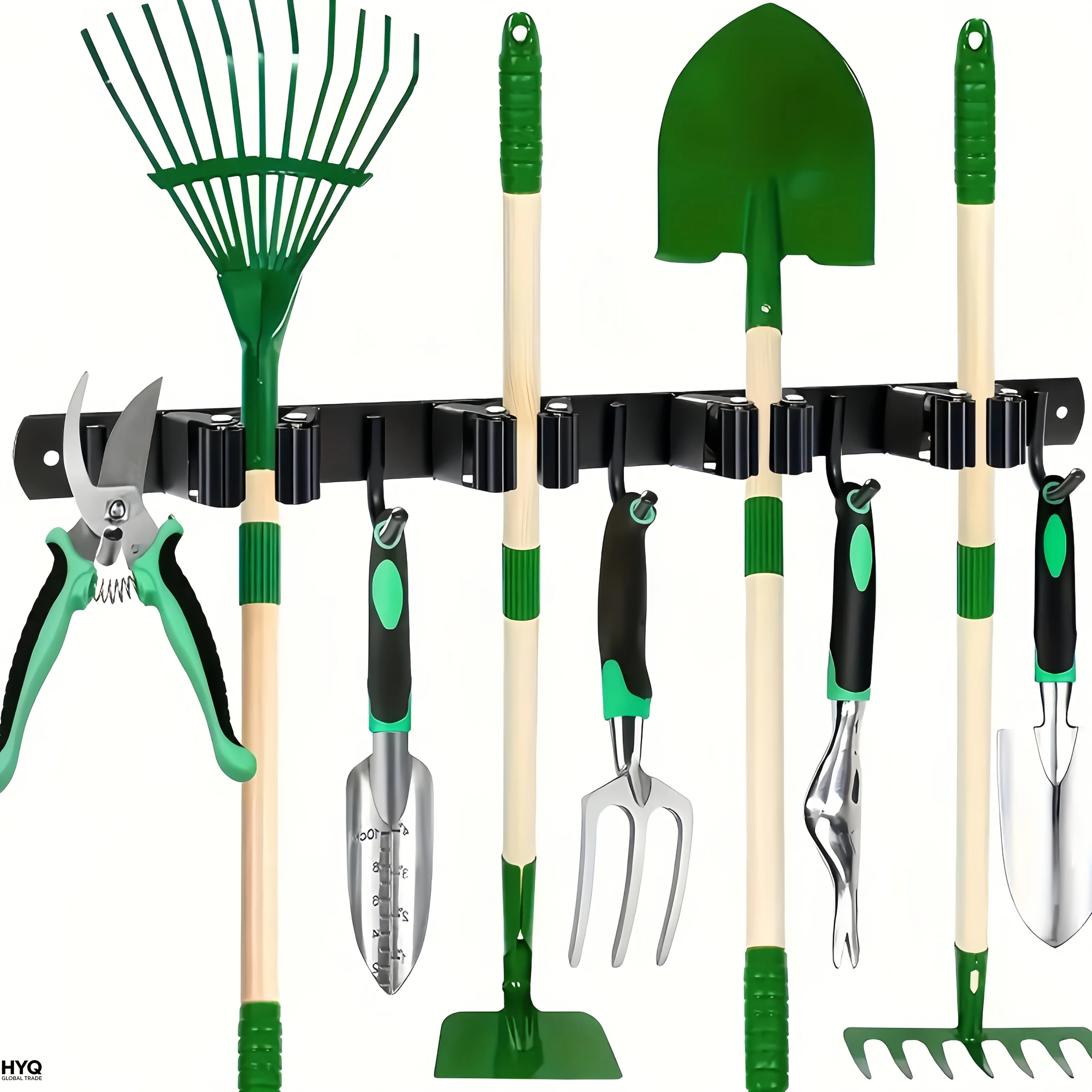 1 Heavy-Duty Metal Tool Rack w – Gardening Tools Organiser Bewertung und Preis