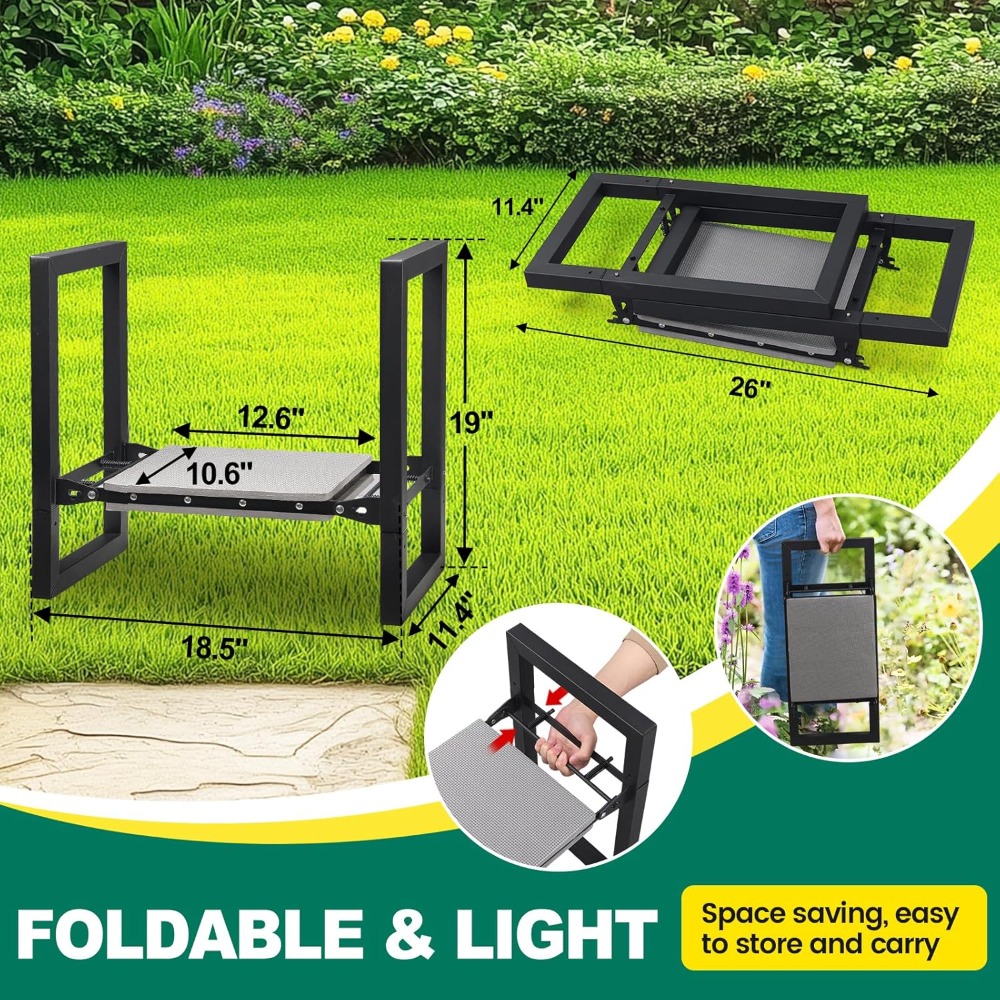 Heavy Duty Garden Kneeler and  – Gardening Tools For Seniors Bewertung und Preis