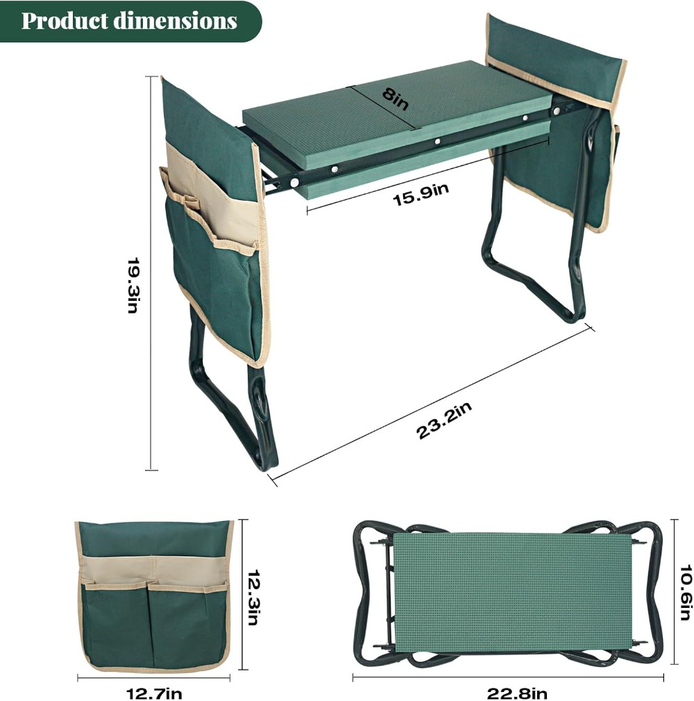 Garden Kneeler and Seat with T – Gardening Tools For Seniors Bewertung und Preis