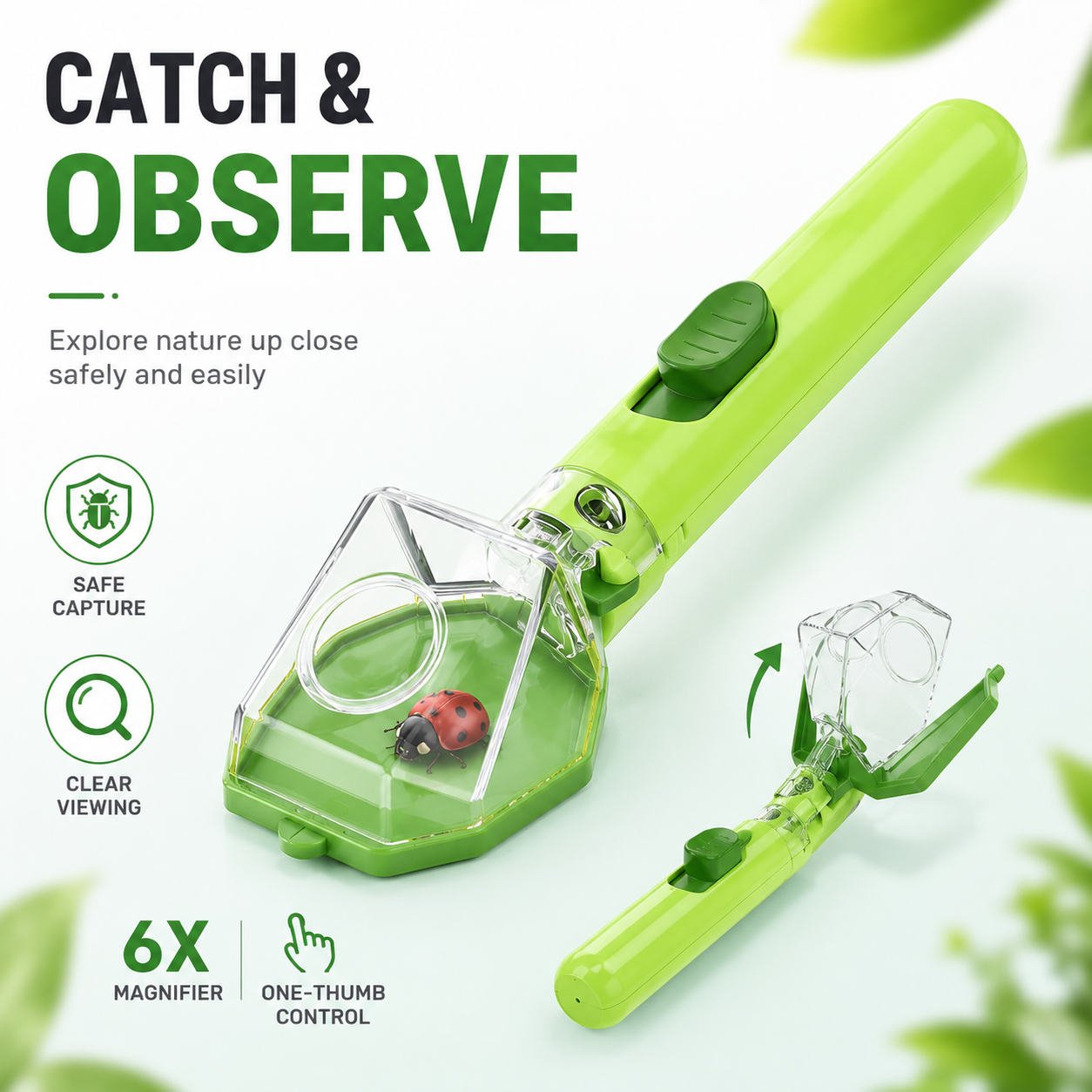 Kids Insect Catcher Box 6X Mag – Gardening Tools Kids Bewertung und Preis