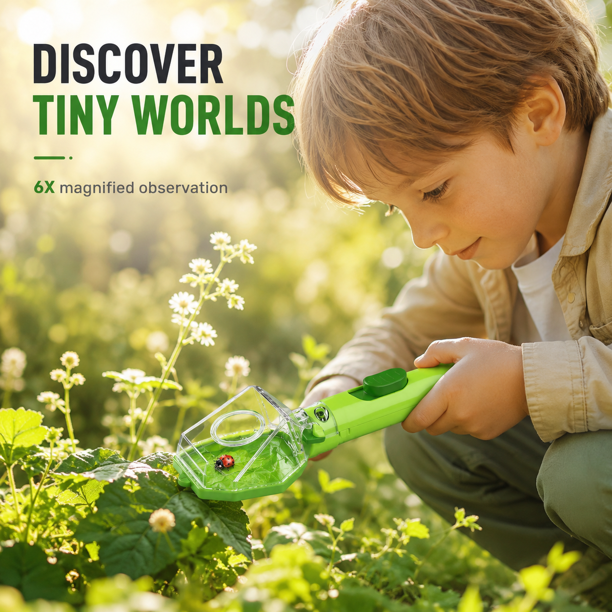 Kids Insect Catcher Box 6X Mag – Gardening Tools Kids Bewertung und Preis