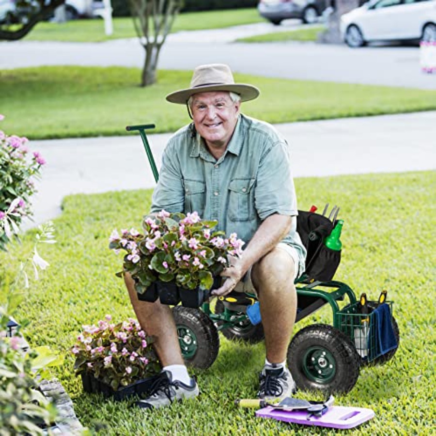 Outdoor gardening seat wagon w – Gardening Tools For Seniors Bewertung und Preis