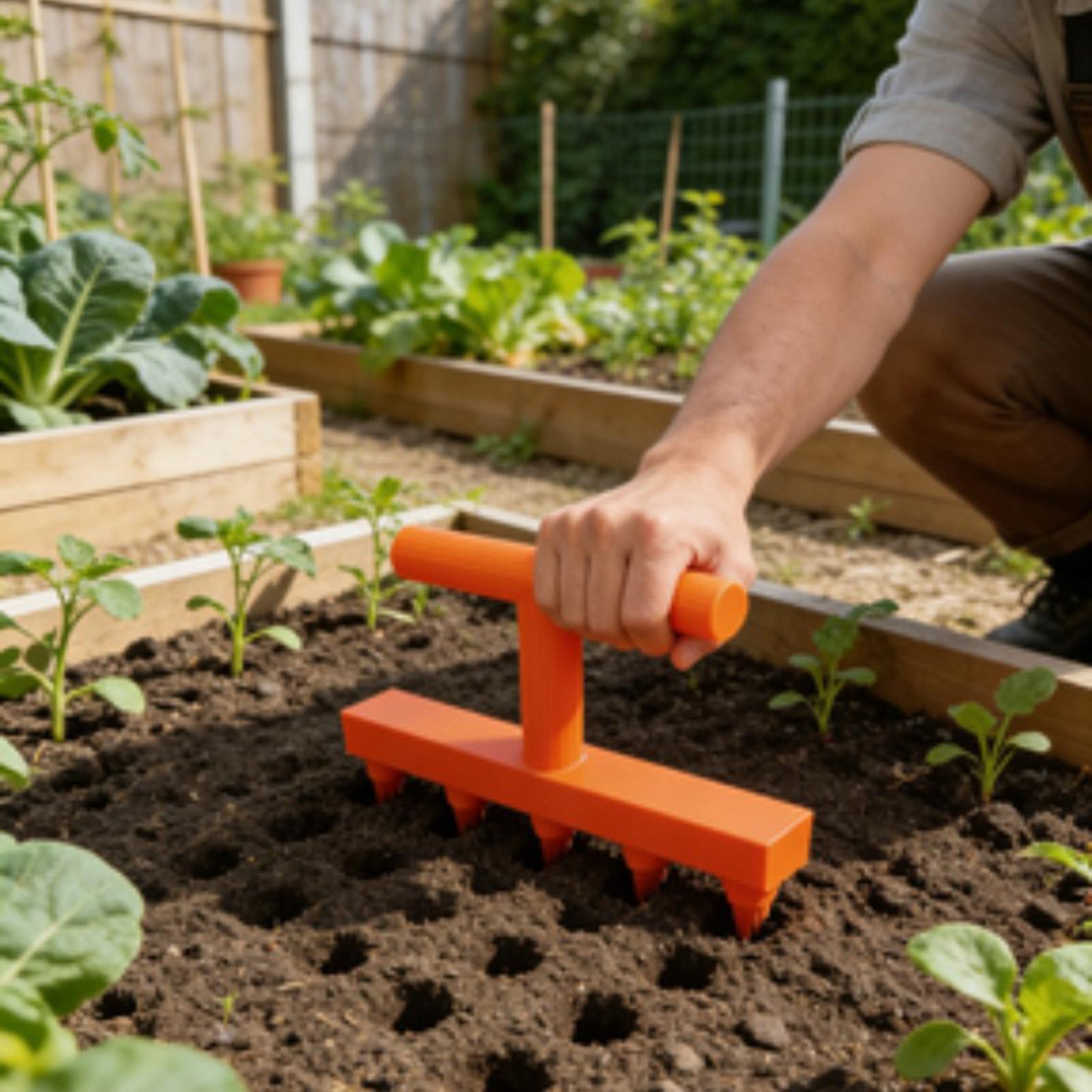 Five-Tooth Seedling Dibbling T – Gardening Tools For Elderly Bewertung und Preis