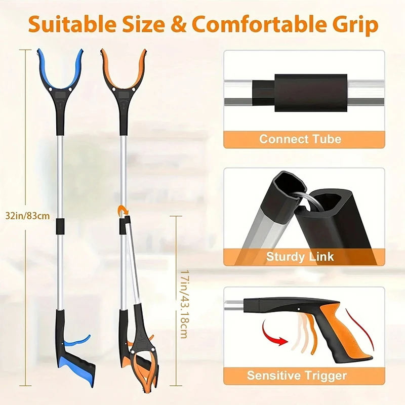 32 Inch Extra Long Foldable Gr – Gardening Tools For Elderly Bewertung und Preis