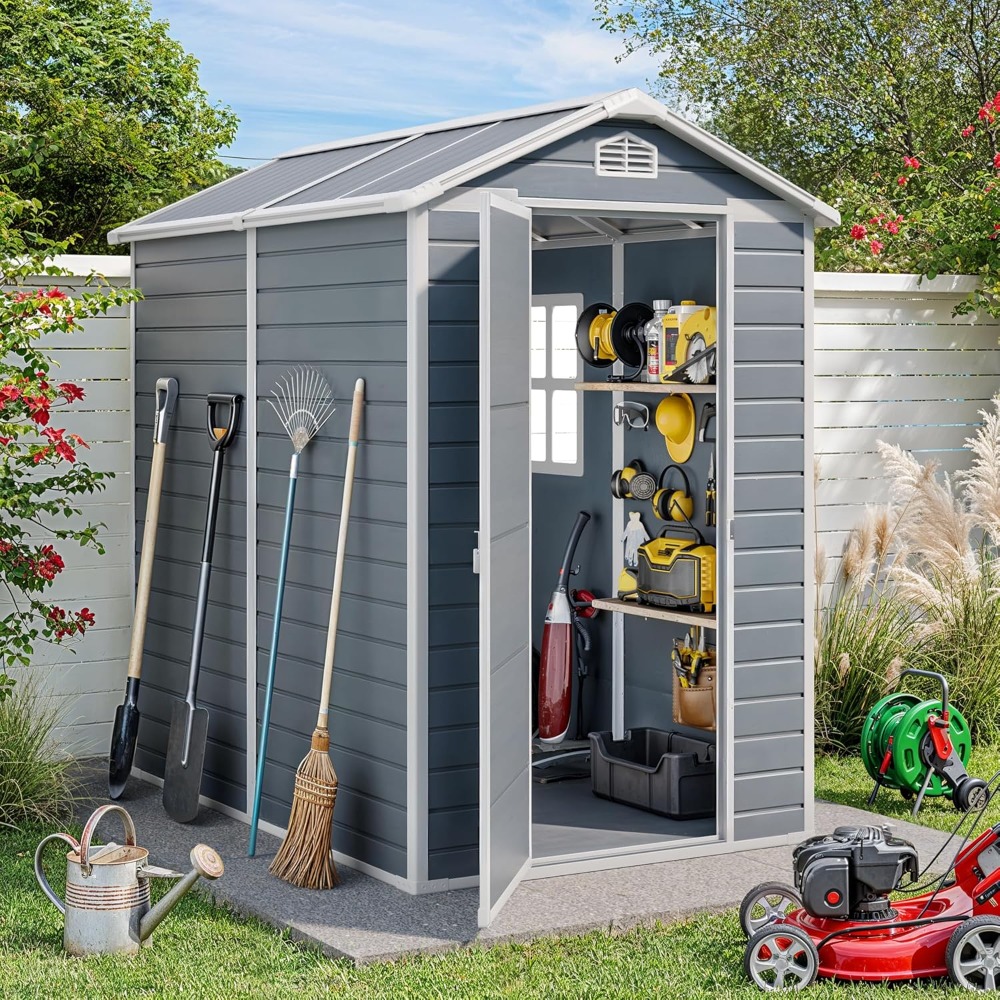 6x4 FT Outdoor Storage Shed wi – Gardening Tools Organiser Bewertung und Preis