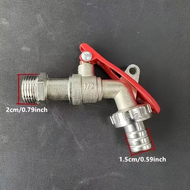 1Pc 1/2 Inch Zinc Alloy Faucet – Gardening Tools Water Bewertung und Preis