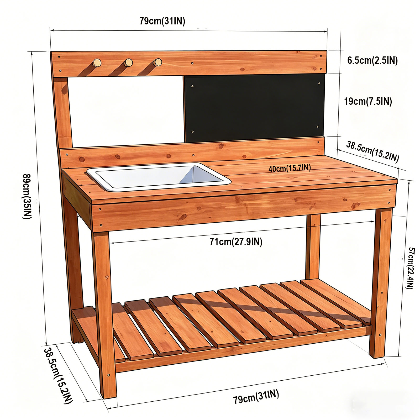 Wooden Potting Benches For Chi – Gardening Tools Kids Bewertung und Preis