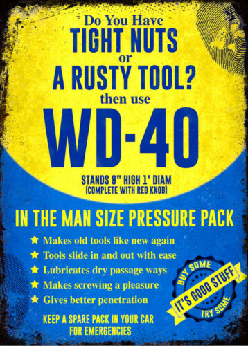 Vintage Retro WD40 Spray Garag – Gardening Tools Vintage Bewertung und Preis