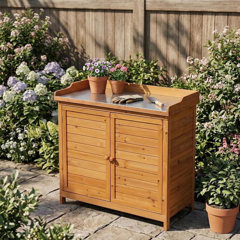 Outdoor Patio Wooden Storage C – Gardening Tools Toolstation Bewertung und Preis