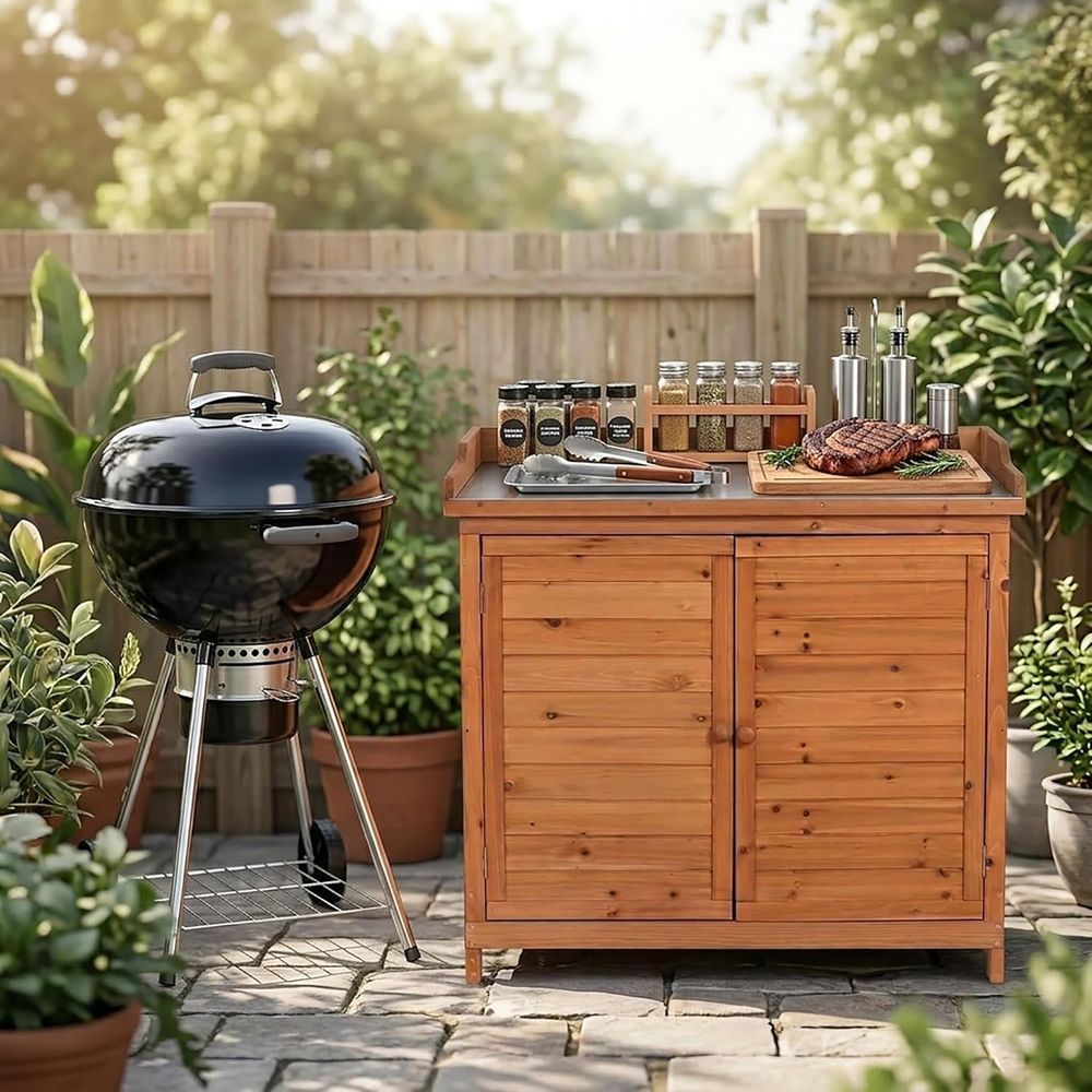 Outdoor Patio Wooden Storage C – Gardening Tools Toolstation Bewertung und Preis
