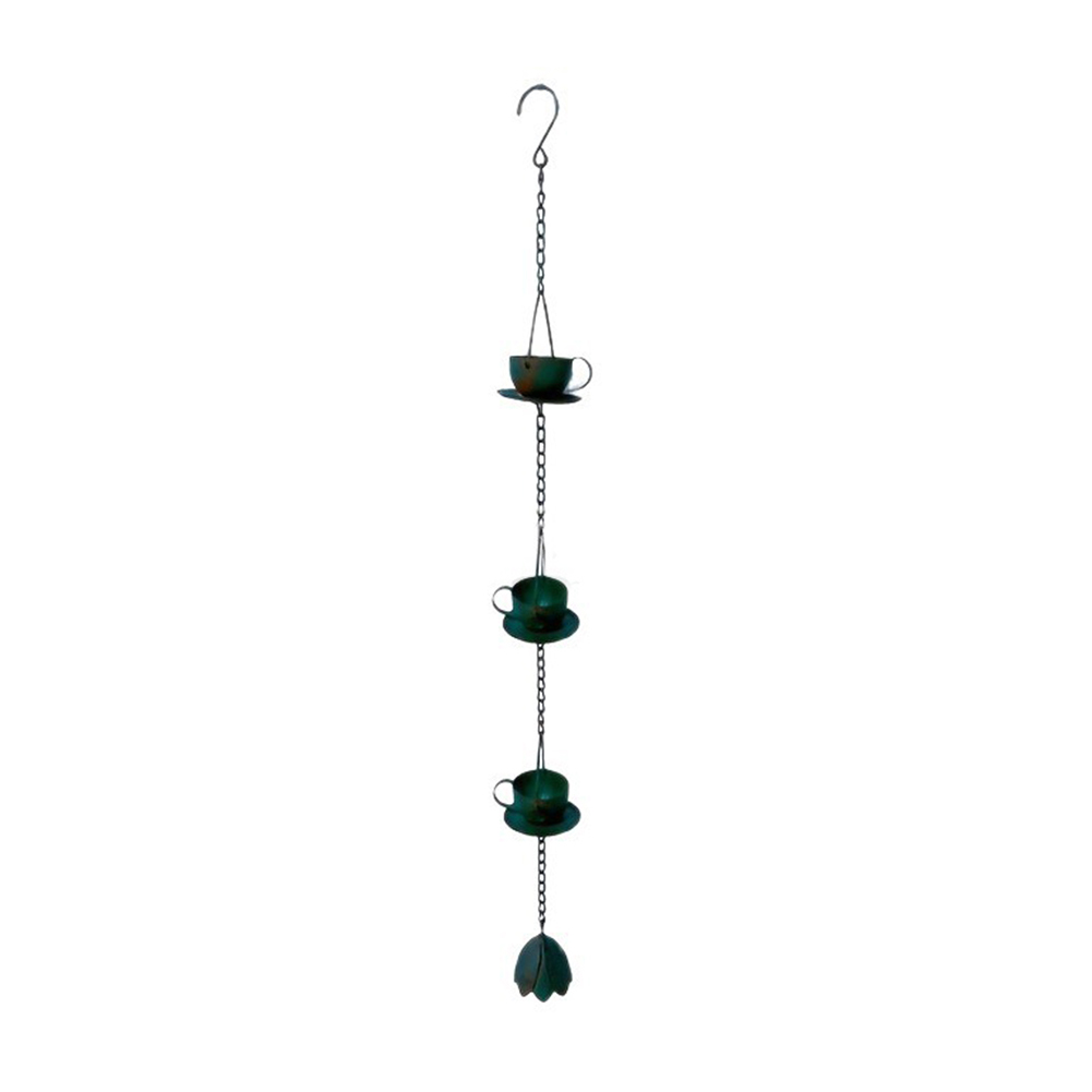 Teacup Rain Chain Decorative V – Gardening Tools Vintage Bewertung und Preis