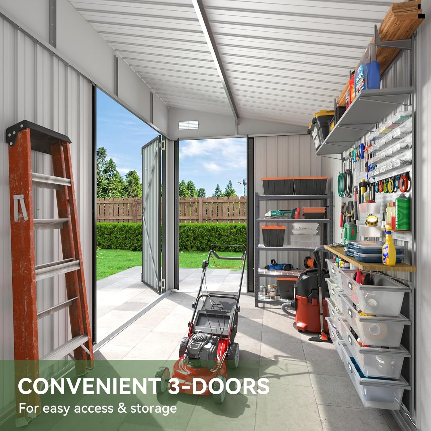 Nordivale 8x4FT Triple Door Me – Gardening Tools Organiser Bewertung und Preis
