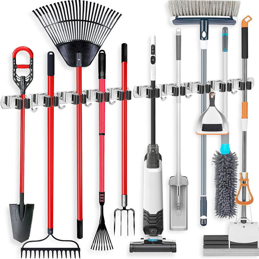 Stainless Steel Mop and Broom  – Gardening Tools Organiser Bewertung und Preis