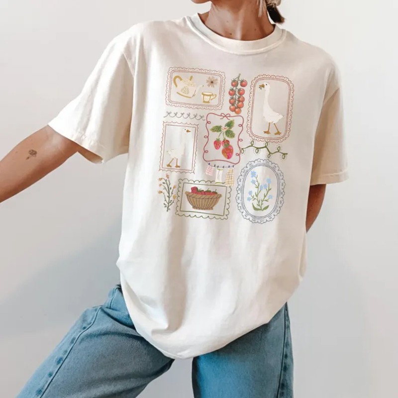 Country Style Print T-Shirt Wo – Junior Gardening Tools Bewertung und Preis
