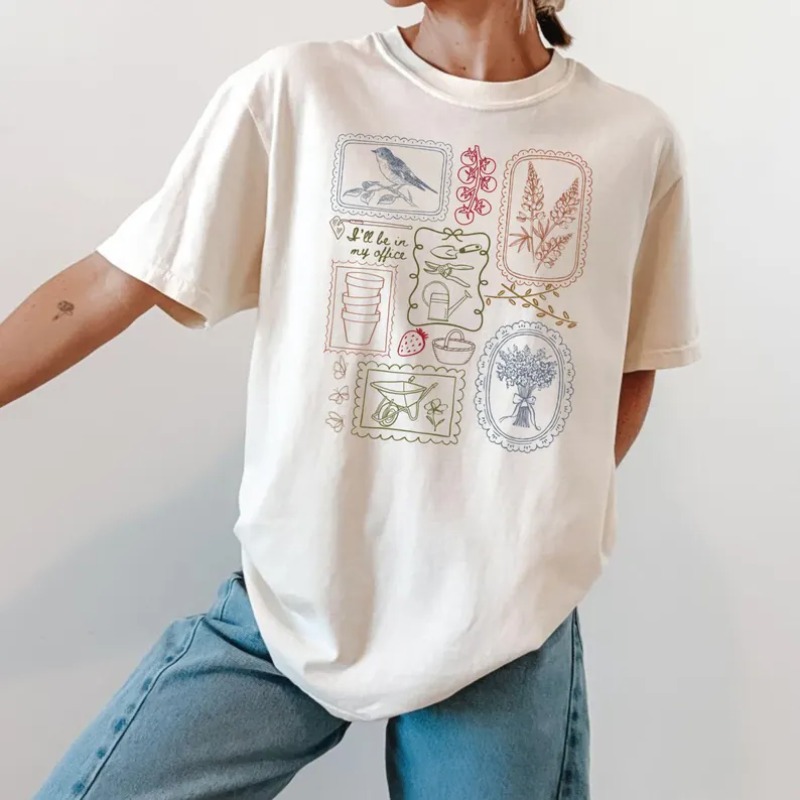 Country Style Print T-Shirt Wo – Junior Gardening Tools Bewertung und Preis