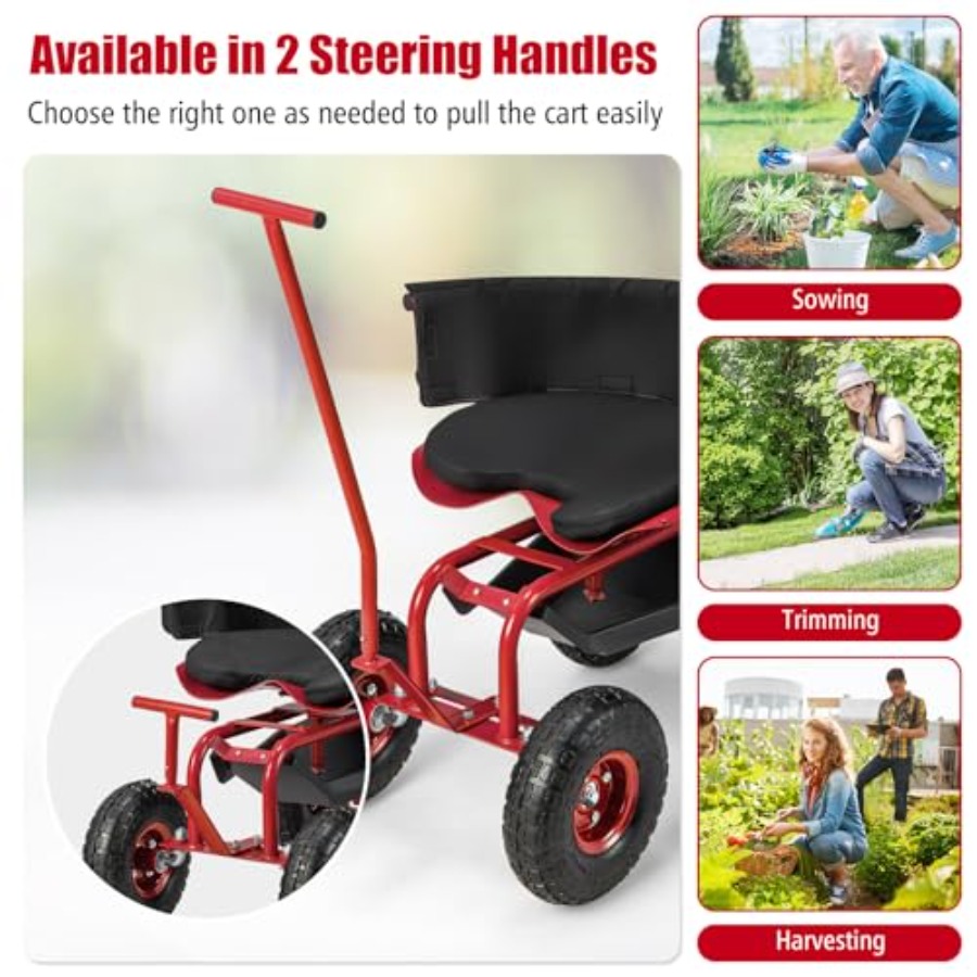 Outdoor gardening seat wagon w – Gardening Tools For Seniors Bewertung und Preis
