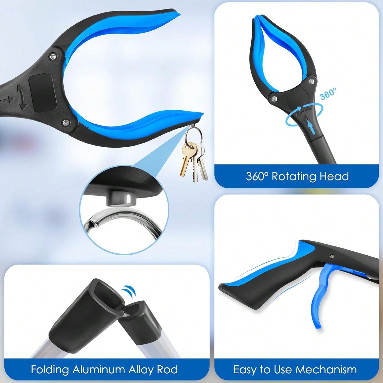 Foldable Grabber Reacher Tool  – Gardening Tools For Seniors Bewertung und Preis