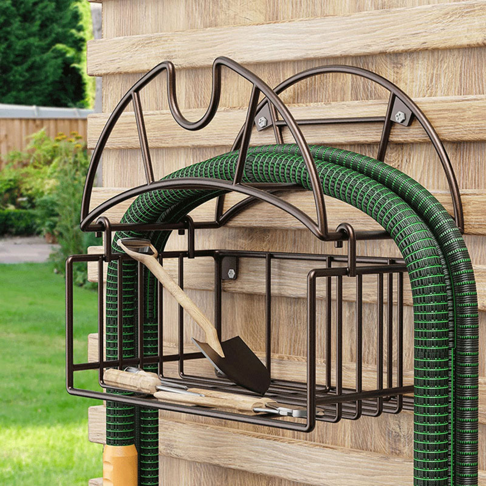 Wall Mount Garden Hose Holder  – Gardening Tools Water Bewertung und Preis