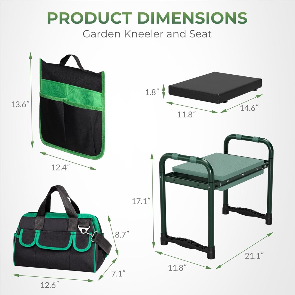 Garden Kneeler and Seat, Folda – Gardening Tools For Seniors Bewertung und Preis