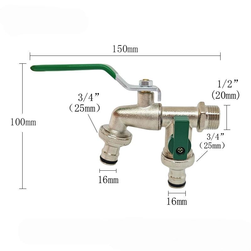 1Pcs Zinc Alloy Water Faucet 1 – Gardening Tools Water Bewertung und Preis