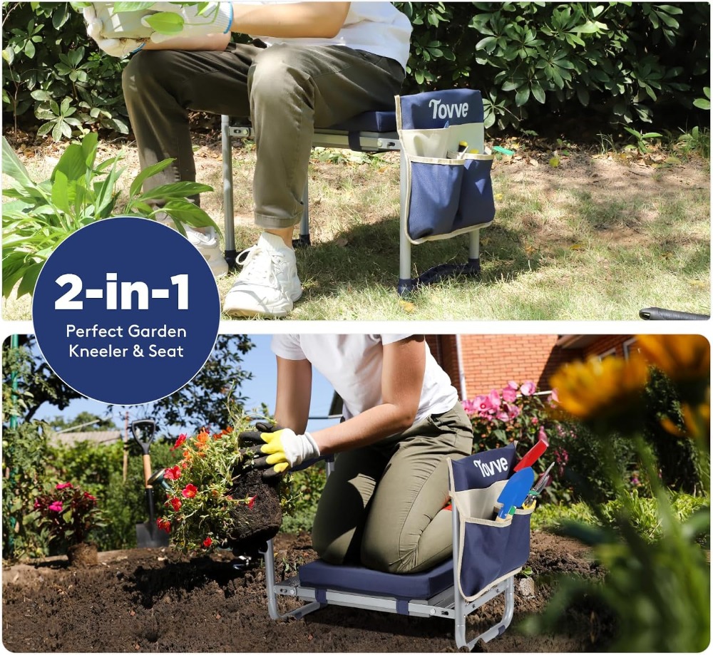 Foldable Garden Kneeler and Se – Gardening Tools For Seniors Bewertung und Preis