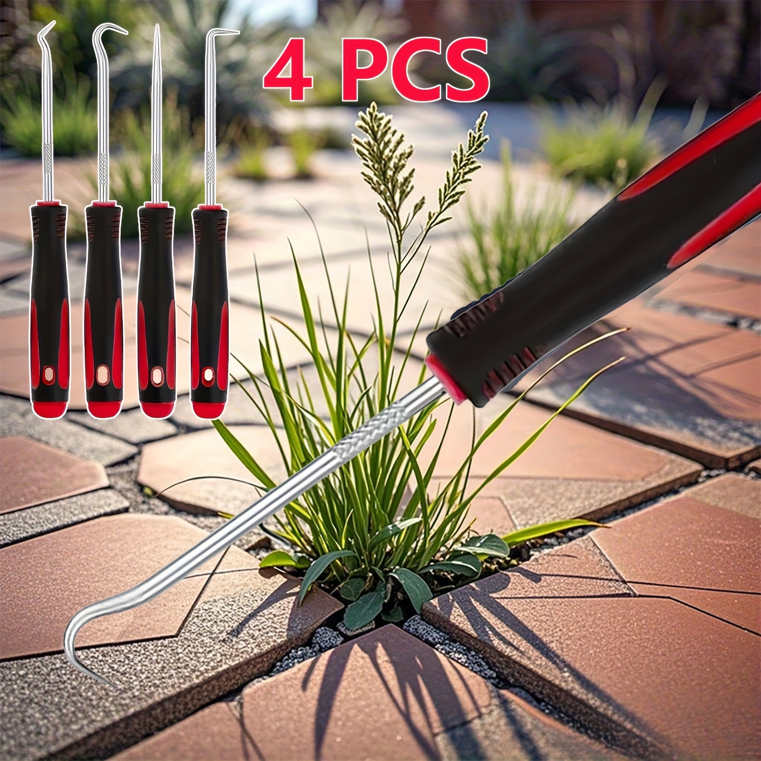 4-Piece Weeding Tool Set with  – Gardening Tools To Remove Weeds Bewertung und Preis